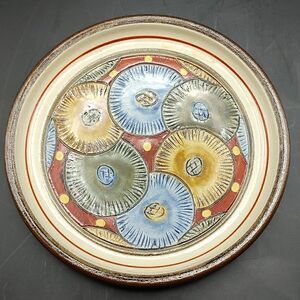 Art Pottery Plate Artist Signed